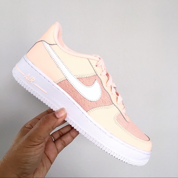 Nike Shoes - Nike AF1 LV8 Coral Fossil White Women Size 8.5